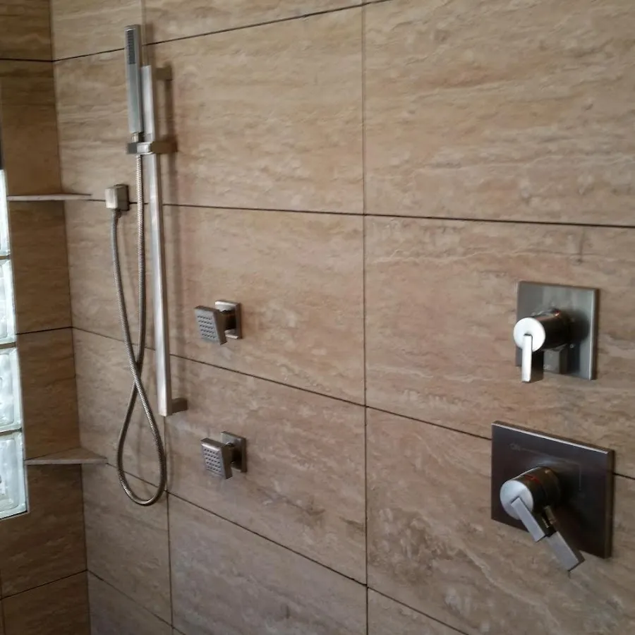 Shower fixture installation for Gas Line Repair in Marinette